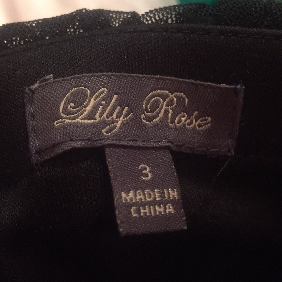 Black Rhinestone Prom Dress - Picture 5 of 5